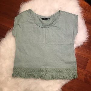 New Look Fringe T-shirt Top